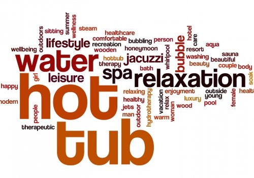 Hot tub word cloud Hot tub word cloud